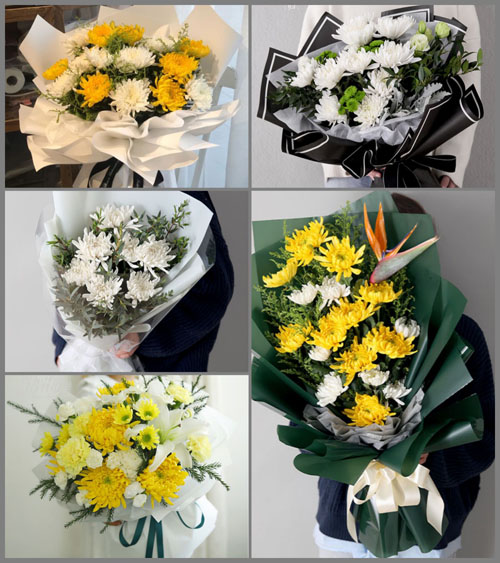 浙江省温州苍南县钱库镇白事花束代送